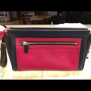 Coach legacy Color Block clutch. Sold